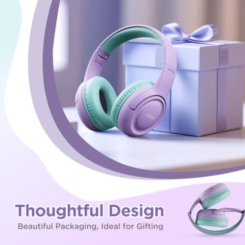 Acer Kids Headphones Wired with 85/94dB Volume Limit, 3.5mm Jack and USB C — view 6