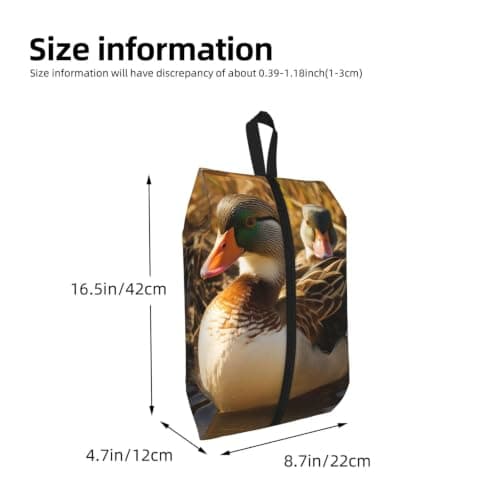 Shoe Bags For Travel Large Waterproof Travel Shoe Bag With Handle, 1 PC — view 3