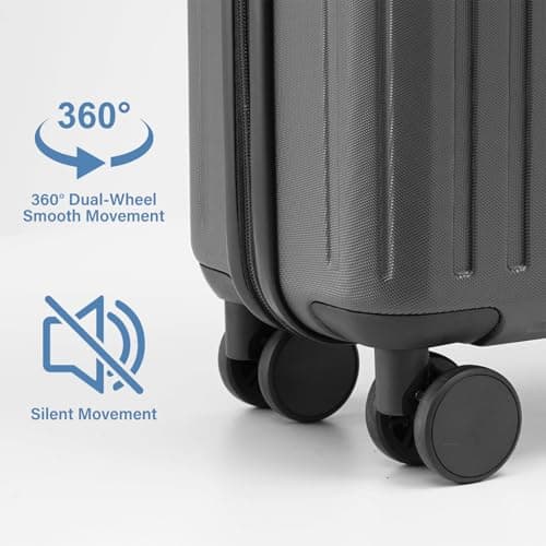 COOLIFE Cabin Suitcase 55x40x20 EasyJet Ryanair PC+ABS Hard Shell, TSA Lock — view 5