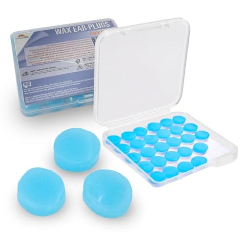 30Pcs Reusable Silicone Wax Ear Plugs - 32dB Noise Cancelling for Sleep