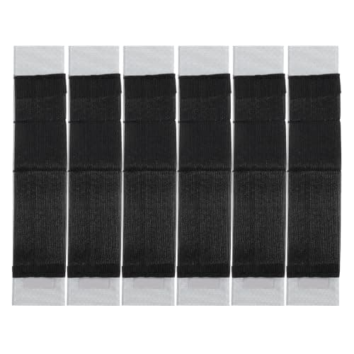 Healvian 6 Pcs Car Trunk Fixed Belt Black Nylon Black Nylon
