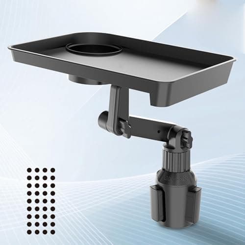 Cup Holder Food Tray Detachable Auto Drink Extender Table — view 3