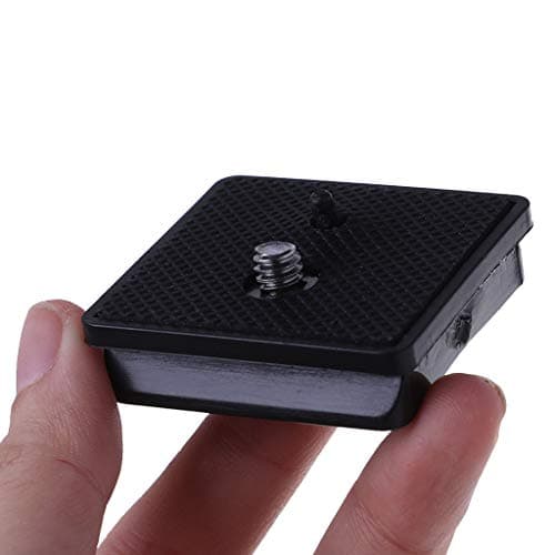 Upgraded Plastic Black Quick Release Clamp Kit QR Plate Adapter for Weifeng Tripod 330A E147 Camera Accessories Hot Shoe Cover Protection Cover Digital Camera Lens Converter Adapter Rear Cap Travel — view 3