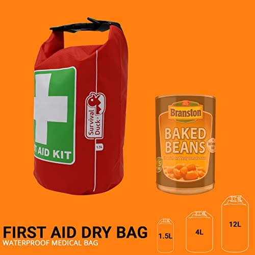 Survival Duck Waterproof First Aid Kit Bag, Empty, Small 1.5 Litre Capacity — view 5