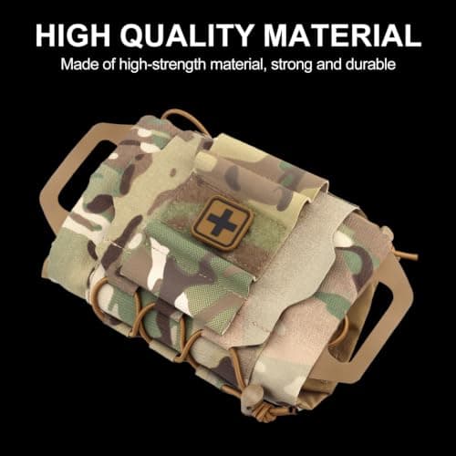 Tactical First Aid Empty Pouch IFAK Storage Bag for Outdoor Sport — view 5