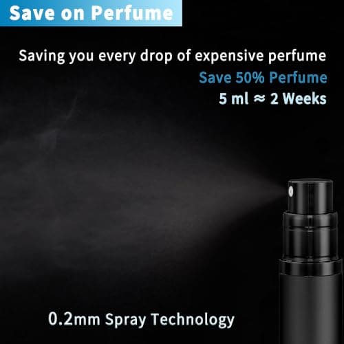 5ml 1-Pack Travel Refillable Perfume Atomiser Bottle, Perfume Refill Bottle — view 2