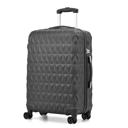 CMY Suitcase 20 Inch Cabin Hard Shell Lightweight ABS Carry-On Luggage