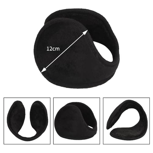 Lezevn 4 Packs Ear Warmer Winter Plush Earmuffs Cold Protection Ear Warmer Winter Accessories Keep Warm for Adults Children — view 2