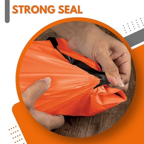 JeeJaan® 50 Pcs Orange Postage Bags 12x16 in Mailing Bags 305 x 405 mm Poly Mailers Parcel Bags Envelope Courier Shipping Mailers Waterproof and Tear-Proof Postal Mailer Courier Bags — view 6