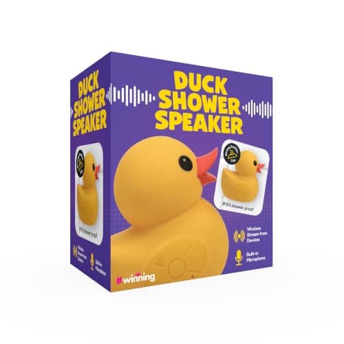 #winning Duck Shower Speaker Wireless IPX4 with Built-in Microphone — view 3
