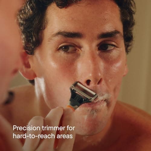 Harry’s Original Razors for Men, 5-Blade Razor Set – 1 Blue Handle, 5 Razor Blade Refills, 60ml Shave Gel, Travel Blade Cover — view 5