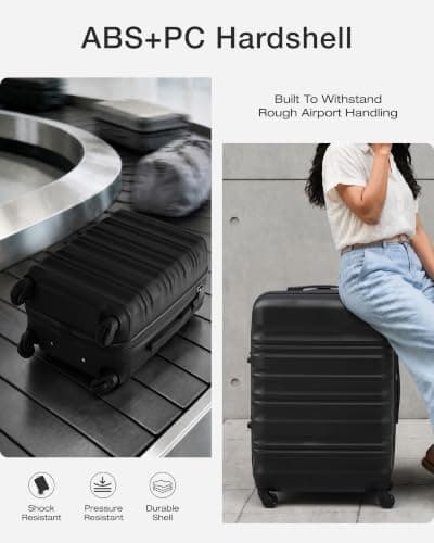COOLIFE Large Suitcase 28 Inch, Extra Large Hardshell Luggage with TSA Lock — view 2