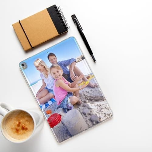 Personalised Case Compatible with All iPad models iPad 10th, 9th Gen,6th Gen, 5th Gen, Mini, Air, M2, M3 – Collage Photo Gel Clear Silicon Shockproof Cover - Personalize with ONE-PHOTO — view 3