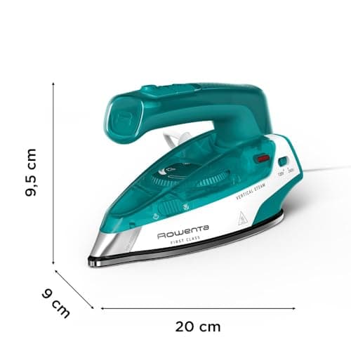 Rowenta Travel Steam Iron, Compact Foldable Design, Dual Voltage (120V-240V), 65ml Water Tank, Lightweight Portable Iron for Travel, Fast Heating, Steam — view 2