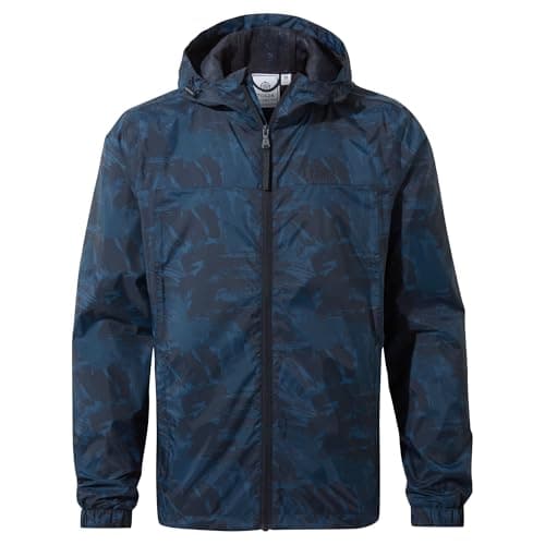TOG24 Craven Mens Windproof Breathable Waterproof Jacket, Packaway Hood Zip — view 6