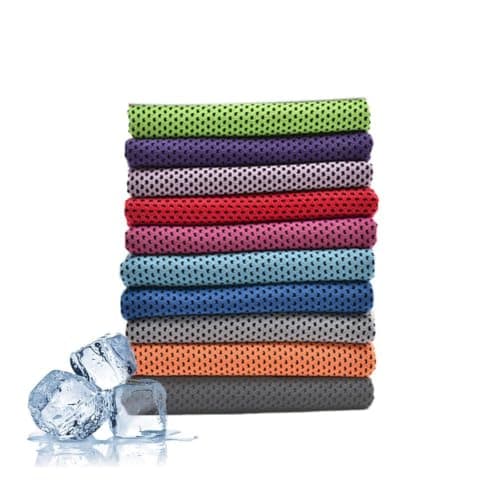 10 Pack Cooling Towel, Instant Ice Wraps for Neck and Face, Soft Microfiber Gym Towels for Workout, Yoga, Running, Golf, Travel, Camping, Breathable Sports Headband for Hot Summer