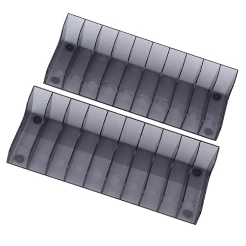 Joyzan Game CD Storage Stand, 2pcs Large Capacity Game Card Box Multi-Function Disc Rack Tower ABS Universal Holder Display Bracket Wear Resistant Organizer Small and Lightweight for PS4 Slim Pro