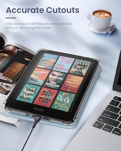 MoKo Case for Kindle Paperwhite 12th Gen & Colorsoft 2024, Sky Blue — view 6