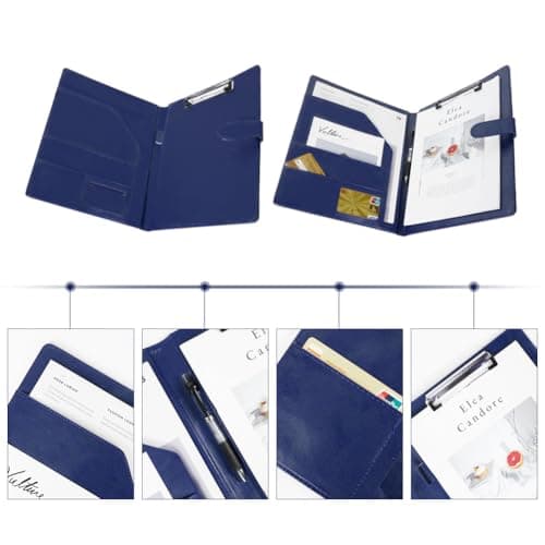 OFFCUP A4 Conference Folder, Leather Portfolio Folder, Portfolio Organiser — view 4