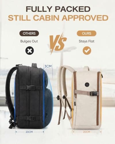 Hayayu for Ryanair Cabin Bags 40x30x20 Underseat — view 3
