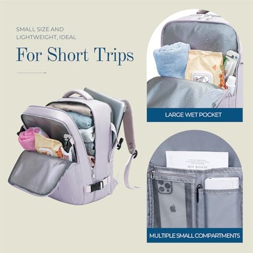 Lossga Ryanair Cabin Bags 40x30x20,Cabin Bag Travel Backpack 40x30x20 — view 4