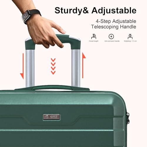 RMW Suitcase 2 Piece Cabin 20" Large28 Check in Luggage Hard Shell — view 2