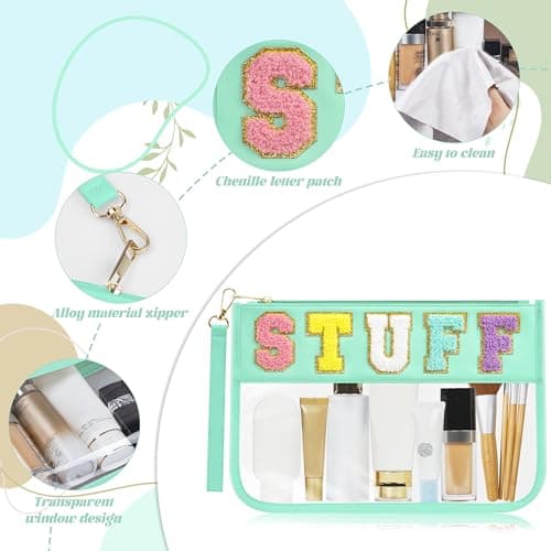 BuyCard Mint Green Clear Stuff Bag for Travel — view 3