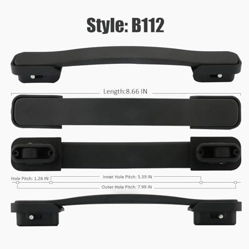 Luggage Handle Replacement Suitcase Handle Repair Grip for Travel Bag B112 — view 2