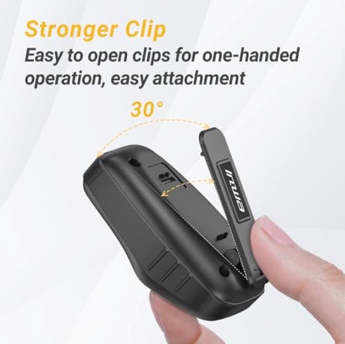Inwa Wearable Bluetooth Speaker, Clip-on Wireless Portable Speakers, IP67 Waterproof Clip Speaker, Built-in Mic for Hands-Free Music/Calls, Mini Speaker for Work/Home/Outdoor — view 4