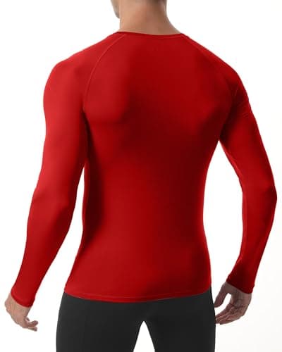 Roadbox Men's Compression Top, Long Sleeve Running Base Layer, Quick-Drying — view 2