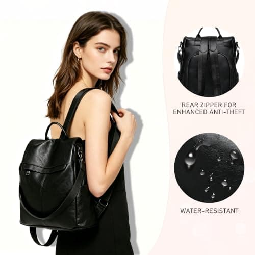 shepretty Women's Backpacks Anti-Theft Rucksack Shoulder Bags,0298-b — view 2