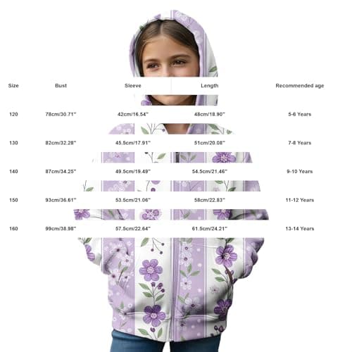 Cocila Kids Neck Childrens (Orange, Children's Hoodie Children Tops Round — view 4