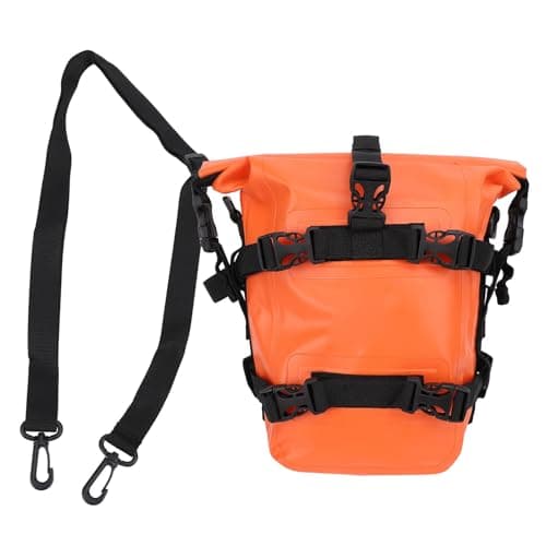 Sonew Motorcycle Saddle Bag with -Slip Design & Large Capacity Storage for and Street Bikes Orange (Orange) — view 5