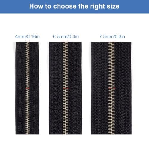 85 Pieces Zip Repair Kit, 3 Sizes 2 Color Universal Zipper Repair Kit — view 3