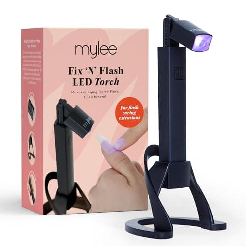 Mylee Fix 'N' Flash LED Torch: Portable Nail Lamp for Gel Polish with