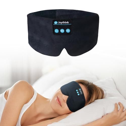 Joythink Bluetooth Headphones Sleep Mask Sleep Mask Silk Wireless Headphones Sleep Aids Eye Cover Lightweight Ergonomic Technology Gadgets for Adults Women Men