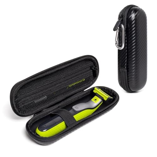 Nincha Travel Case Compatible with Philips Hybrid Electric Trimmer and Shaver, Face + Body Groomer QP2724/90, QP2834/70, QP1924/70, QP6531/70, QP4631/90, Hard Carrying Case, Portable Bag,Black