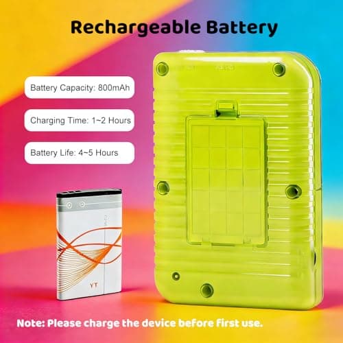 Handheld Game Console for Kids Pre-loaded 289 Video Games, Travel-friendly Retro Game Console with 2.8" Color Screen, Rechargeable Battery, Handheld Electric Game Player for Boy Girl — view 5