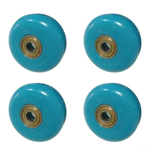 4pcs Suitcase Wheels 56x24mm Plastic Core Repair Kit 4pcs Suitcase(White) — view 5