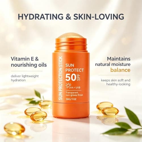 SPF 50 Sunscreen Stick for Face Body 30g - Invisible Waterproof Travel Size — view 5