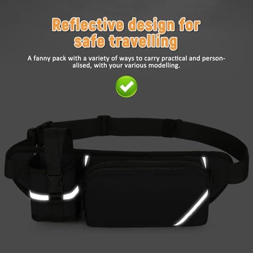 Esoes Belt Bag Belt with Bottle Holder Sports Hip Bag for Men and Women — view 6