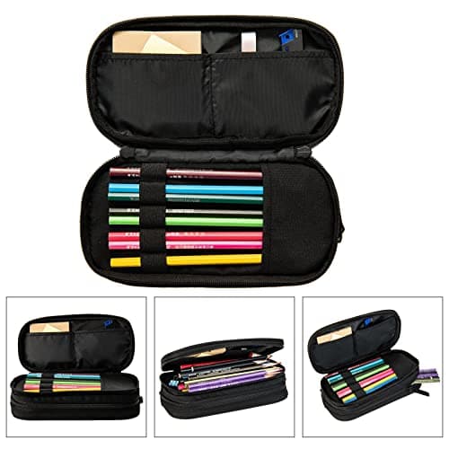 AABSTBFM Red-Black Shark School Bookbags Set with Lunch Bag Pencil Case, Travel Laptop Backpack School Bag 3pcs Set — view 6