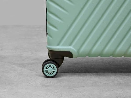 Rock Santiago Small 31L Hard Shell Suitcase - Mint Green — view 2