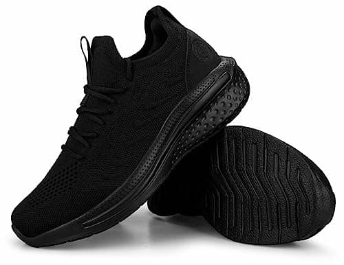 Giniros Womens Trainers Running Shoes Gym Walking Sports Sneakers Black 8.5 — view 6
