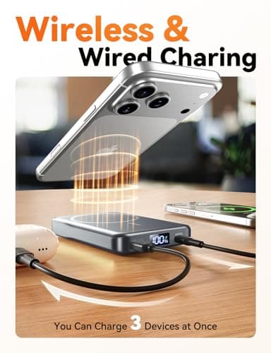 For MagSafe Power Bank, 10000mAh 20W Fast Charge Wireless Portable Charger — view 5