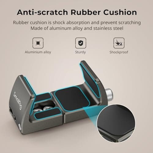 SMALLRIG Aluminum Power Bank Holder, Powerbank Mount Clamp for Portable Power Banks with Width Range from 53mm to 81mm - 2790 — view 4