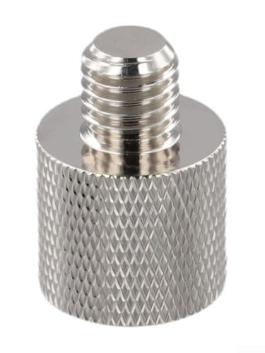 ARMYJY Stainless Steel for m10 to 3/8 Adapter for JPC Antennas - Weather Resistant Ham Radio Accessory for Travel(Silver)