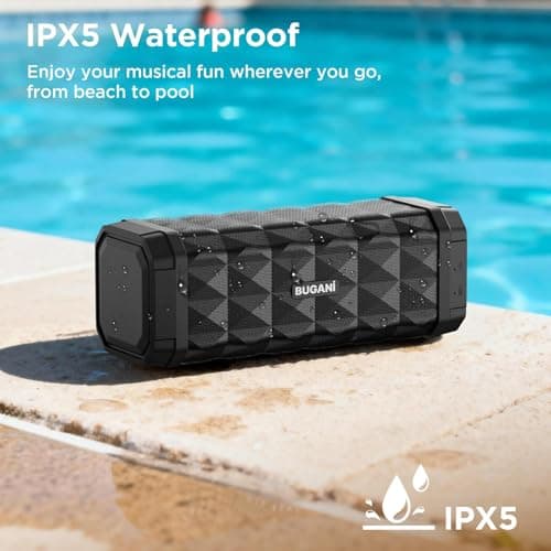 BUGANI Portable Bluetooth Speaker, Wireless Speaker with 24H Playtime — view 3