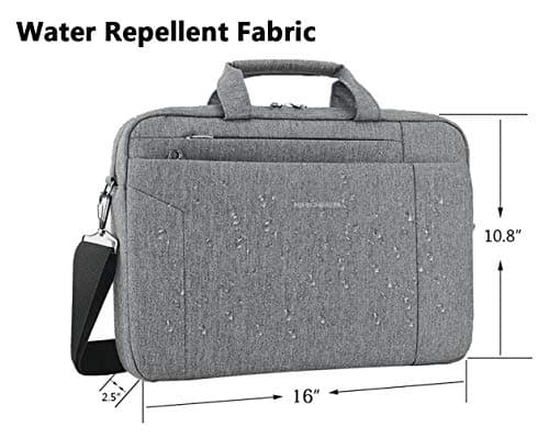 KROSER Laptop Bag 15.6 Inch Briefcase Computer Laptop Case Shoulder Bag — view 4