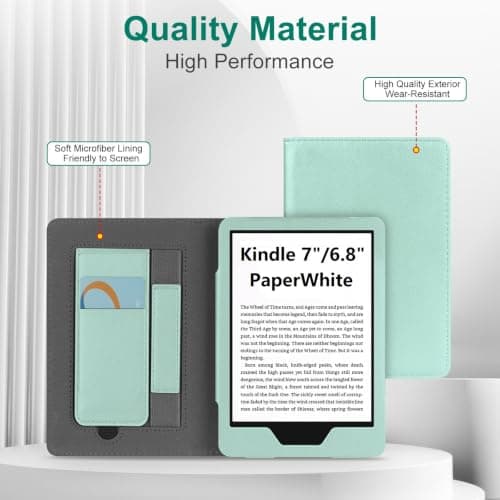XunyLyee Stand Case for 7"/ 6.8" eReader 2024/2021 Ebook Reader Cover — view 3